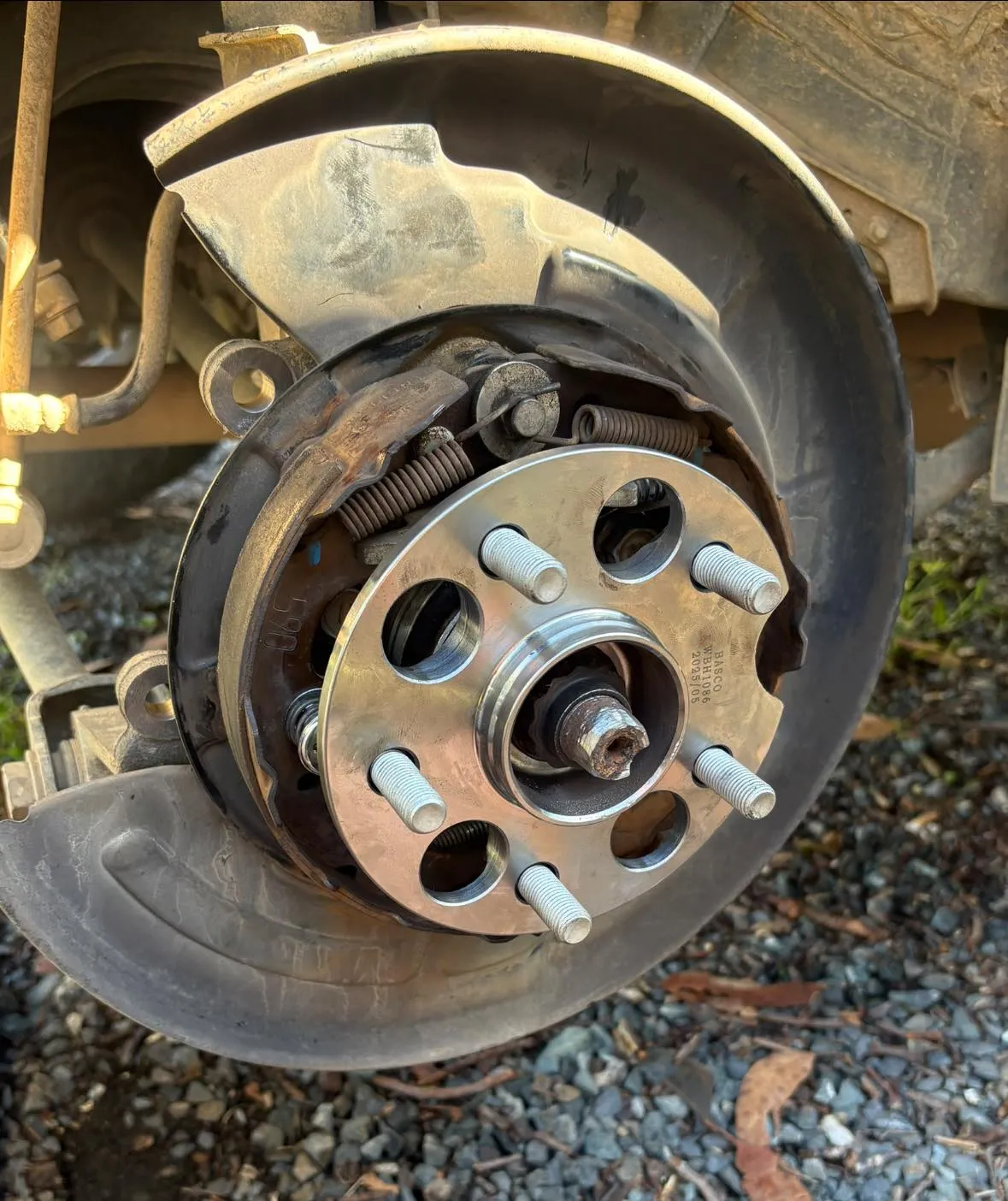 Brake hub detailed work